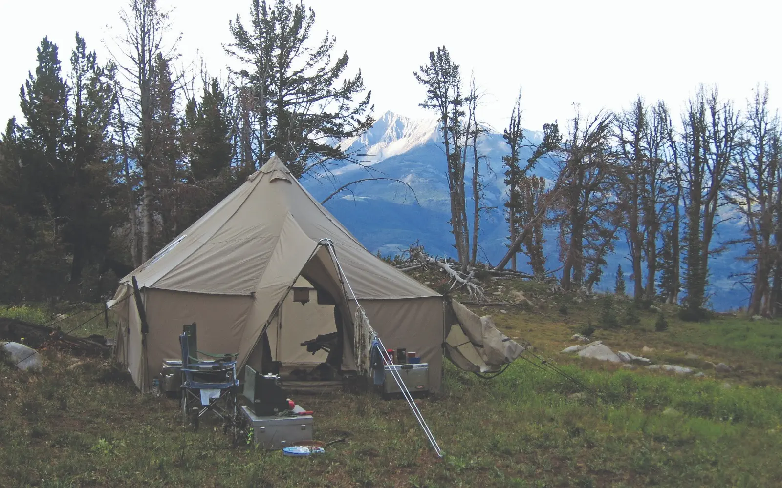 A Guide to Hunting from a Canvas Wall Tent Western Hunter