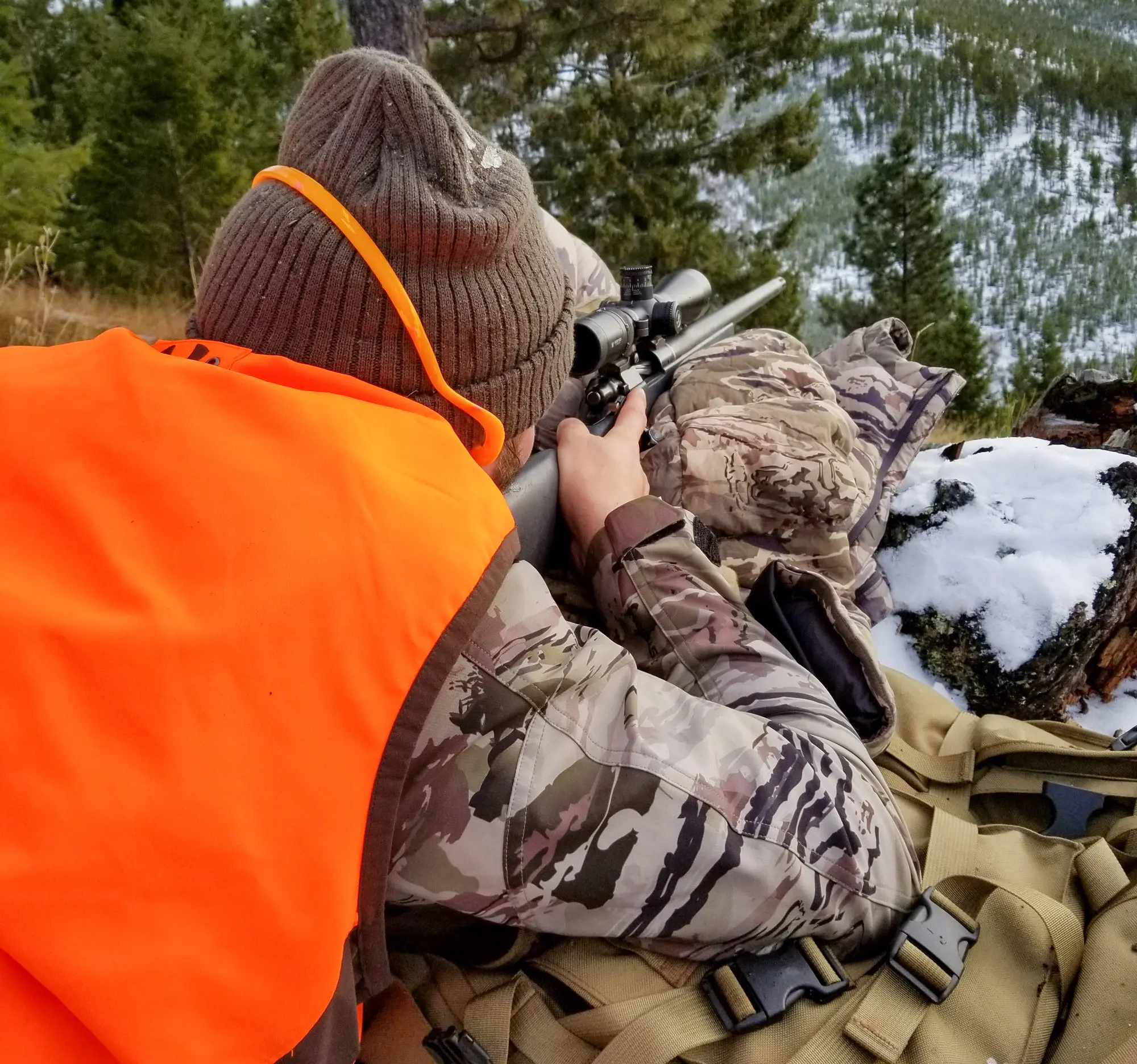 Remi Warren taken a shot at on over-the-counter elk.