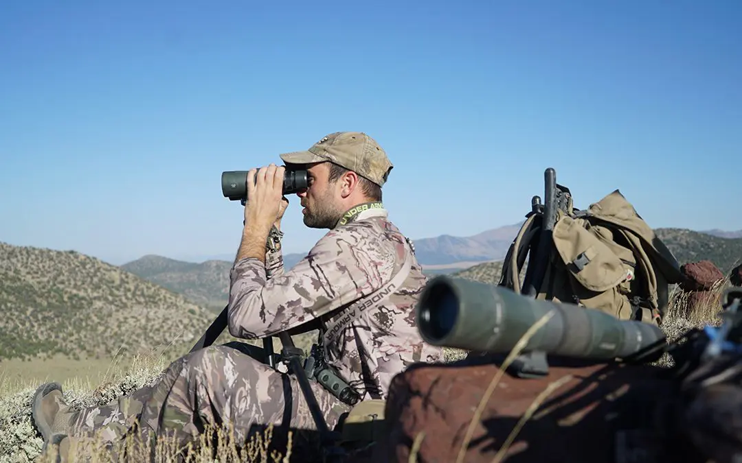 Remi Warren glassing for mule deer.