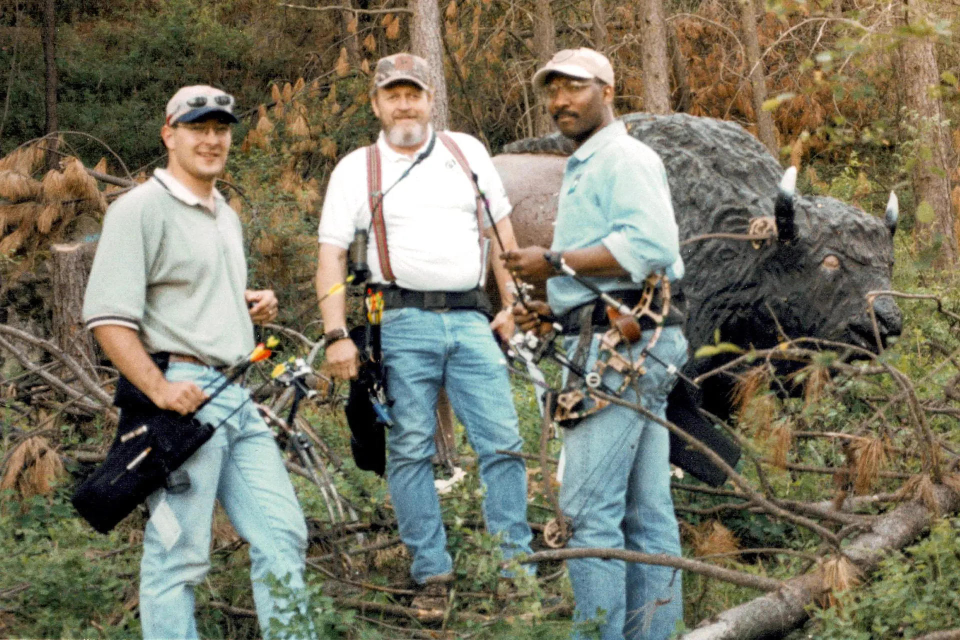 local 3D archery shoot in prep for bowhunting