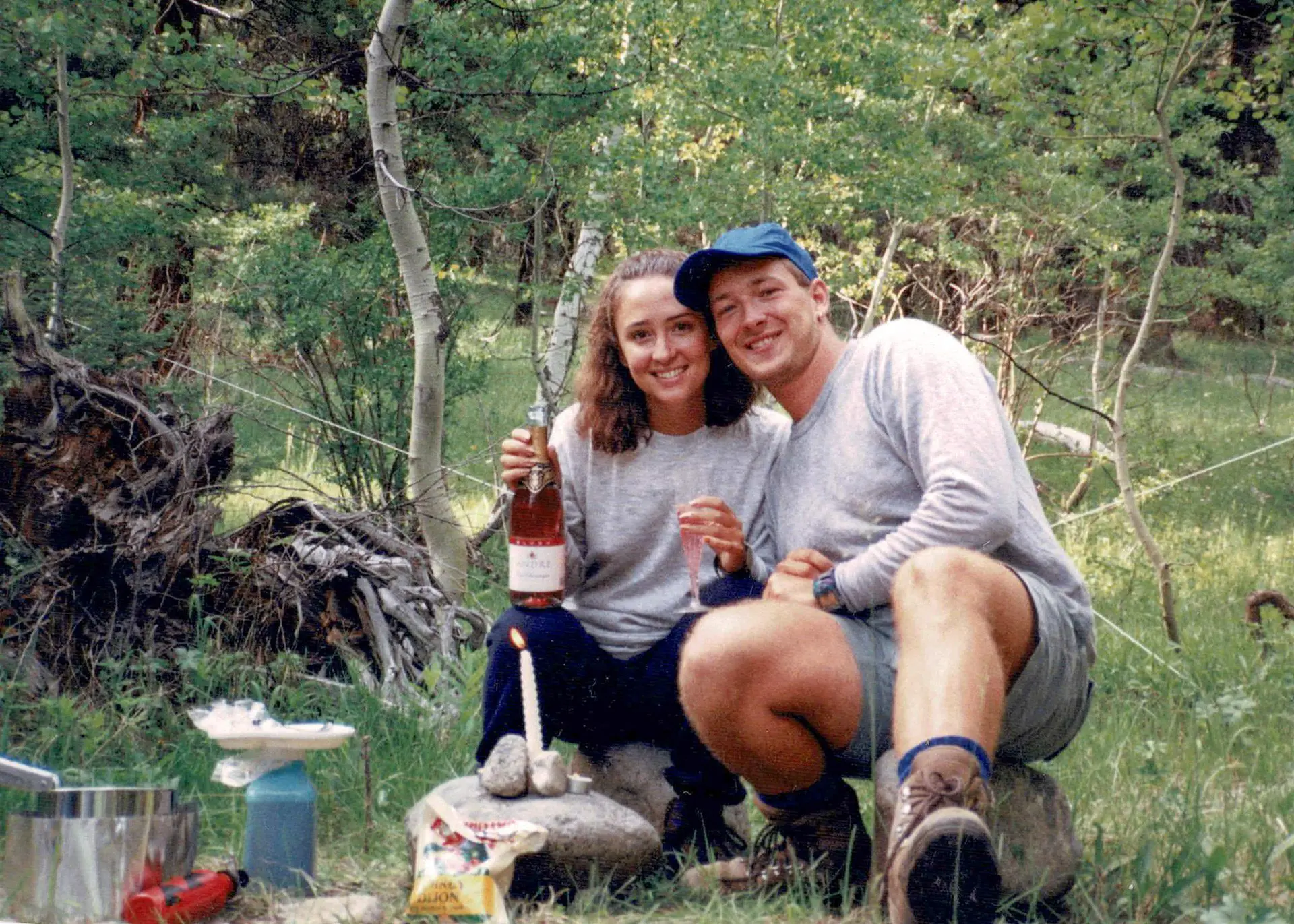 Darin Cooper and his wife scouting for a bowhunting trip