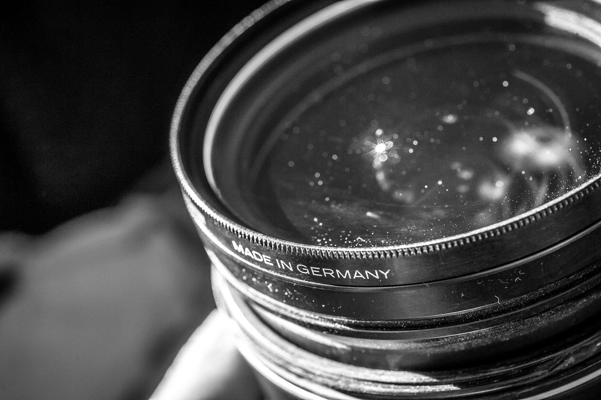 use a screw on filter for the best camera lens care