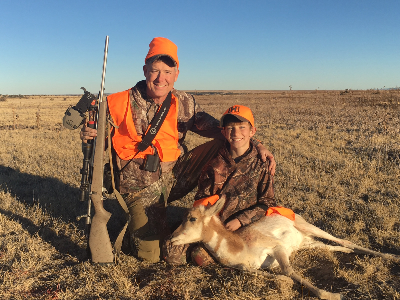 Fred's kids hunting for antelope