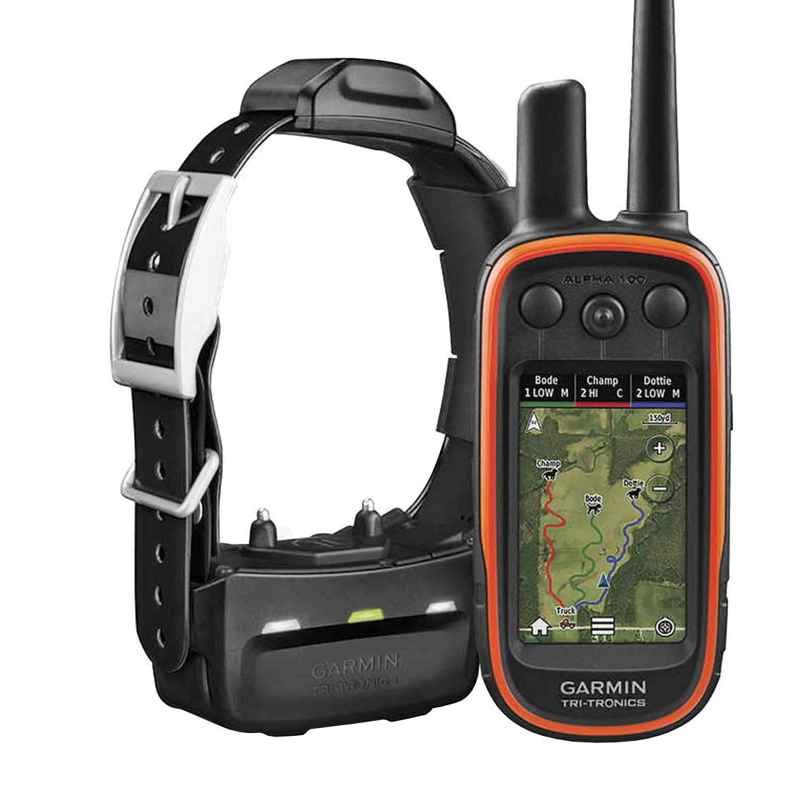 the Garmin Alpha GPS and TT15 collar