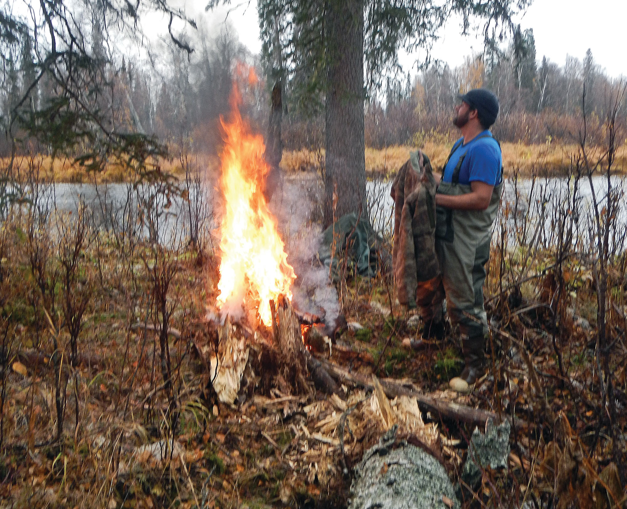 a fire can be a life savor when it comes to wilderness survival