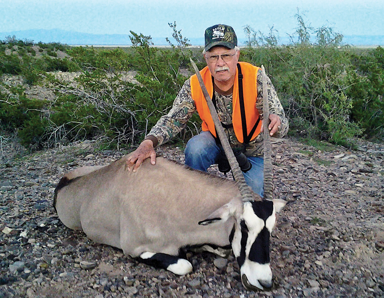 Eddie Stalcup took this Oryx during his new mexico exotic hunt.