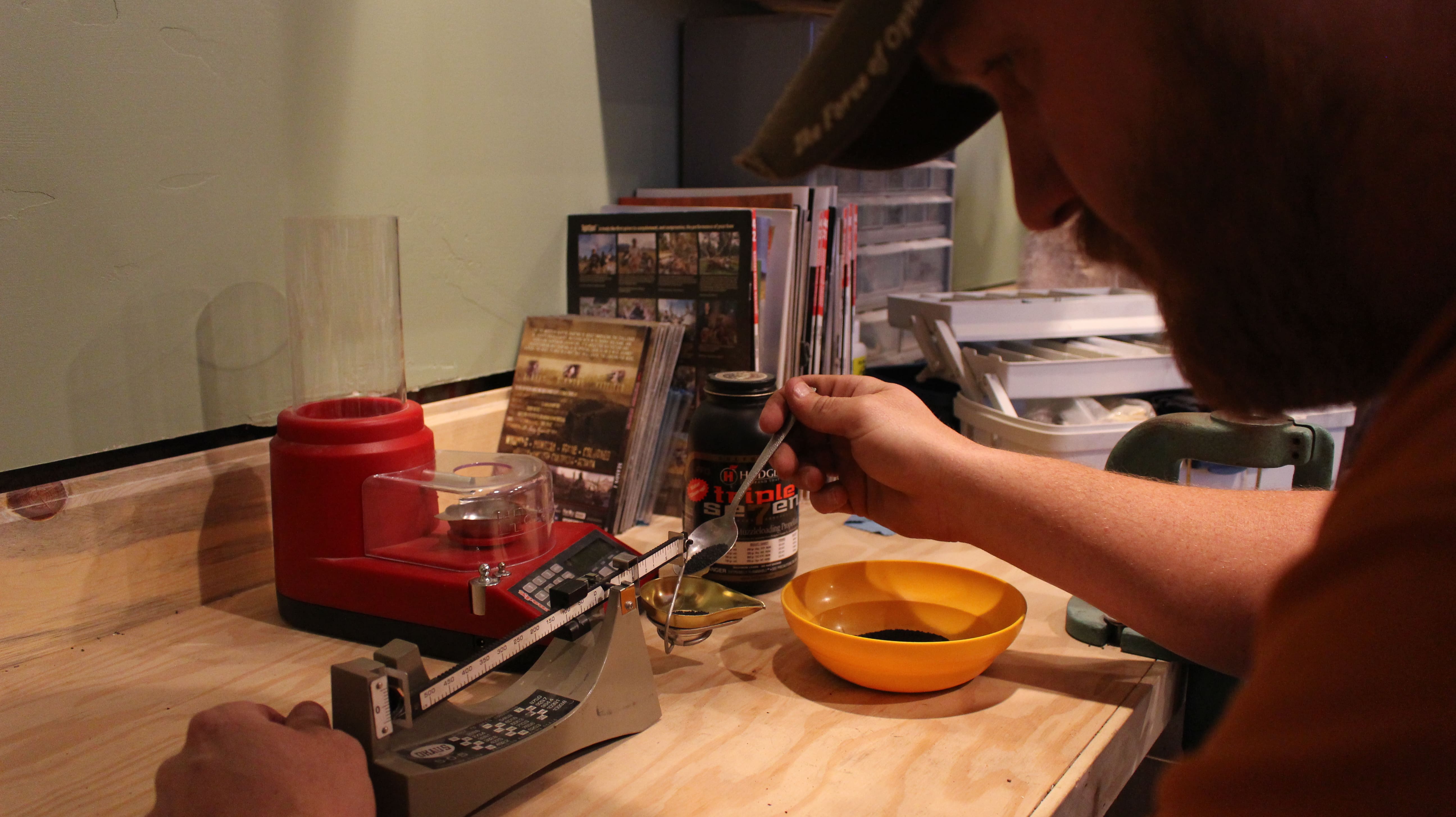 loading bullets for muzzleloader hunting
