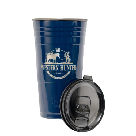 Western Hunter blue cup