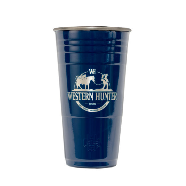 Western Hunter blue cup without the lid