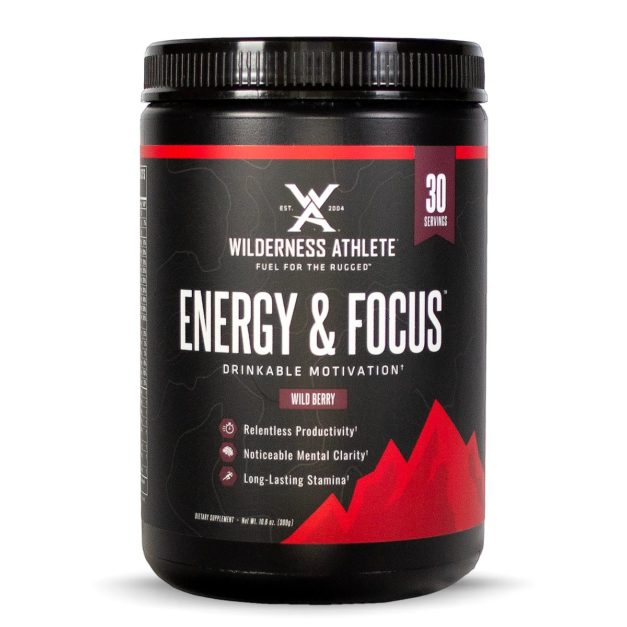Wilderness Athlete - Energy & Focus Tub Wild Berry Product