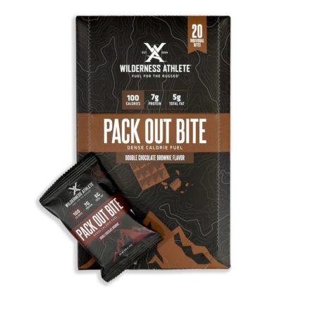 Wilderness Athlete Pack Out Bites - 20-Pack - Double Chocolate Brownie
