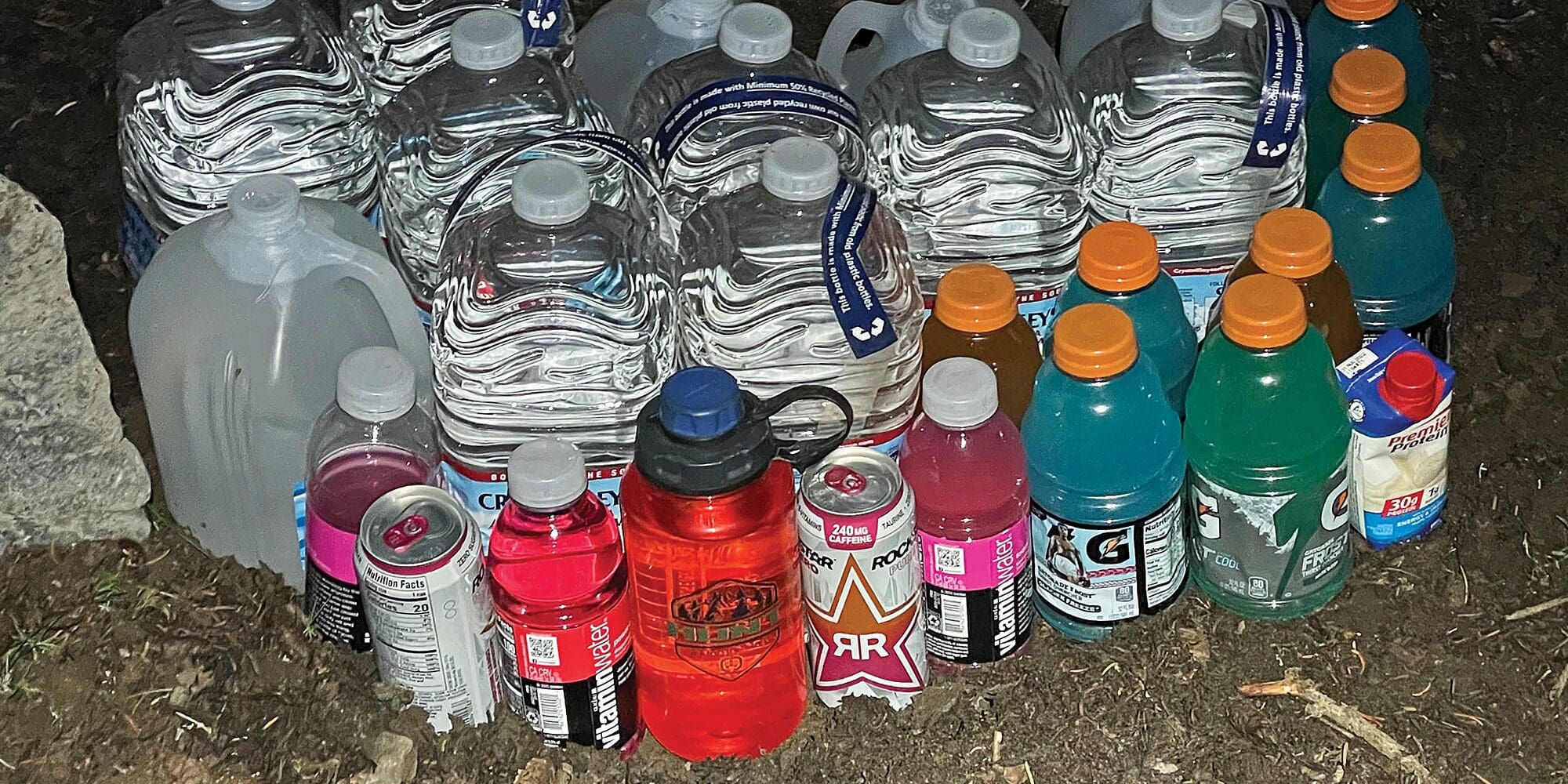 Scouting during the summer is a great opportunity to stash water on mountain ranges that have a scarcity of water.