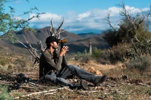 Glassing the field in Crispi boots